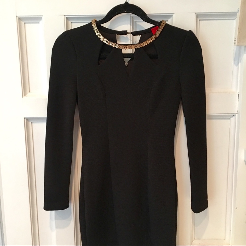 AKIRA - LITTLE BLACK DRESS LONG SLEEVE